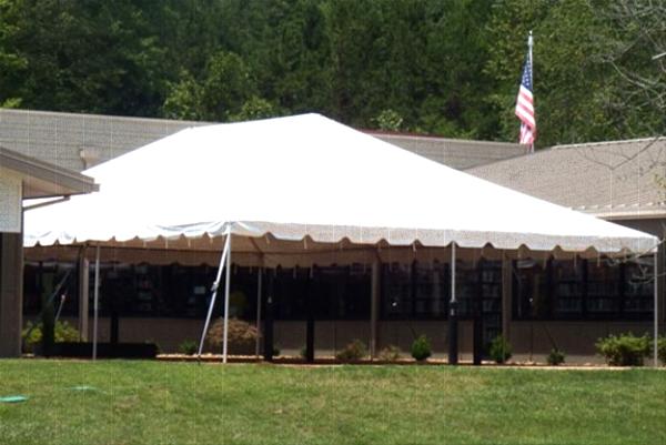 30' x 45' frame tent - sectional